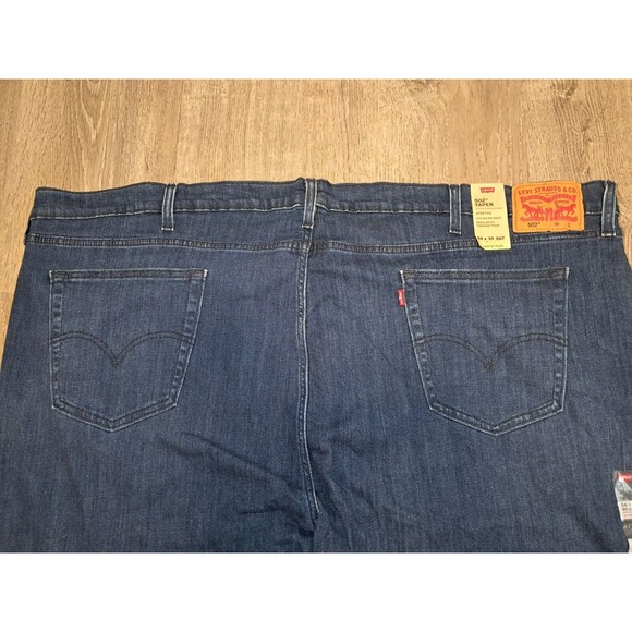 Levi's Men's 502 Taper Stretch Flex Fit Jeans Big & Tall Size 56x30 - Picture 10 of 10